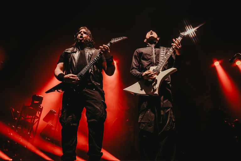 Trivium performing live at AEC Theatre in Adelaide